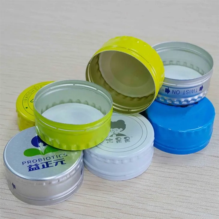 38 Gold Aluminum Bottle Temper-proof Screw Top Cap Matt
