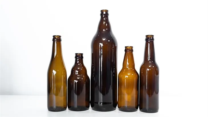 Recycled Glass Beer Bottle Wine Beer Soda Glass Bottle